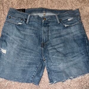 Abercrombie & Fitch Blue Denim Shorts
